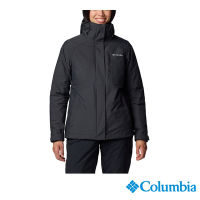 Columbia 哥倫比亞 女款-Omni Tech防水保暖兩件式外套-黑色 UWR73960BK/IF