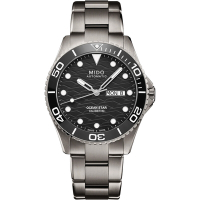 (送錶帶)MIDO 美度 官方授權 Ocean Star 200C海洋之星鈦金屬潛水機械錶-M0424304405100