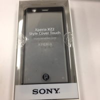 SONY XZ2 SCTH40智慧視窗保護套-黑 原廠皮套