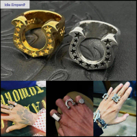 คําแนะนําผลิตภัณฑ์ใหม่ของเดือนนี้ Tenderloin เงิน 925 ชุบ 22K Gold Horseshoe แหวน HS Kimura TakuyaS 