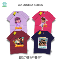 Superzie Kaos Series Jumbo Karakter Friends Jumbo 4-12 Tahun 3dimensi Sablon Print