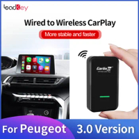 LoadKey &amp; Carlinkit 3.0 CarPlay Wireless For Peugeot 2008 3008 206 207 208 308 307 407 508 RCC 2015-2021 Navigation Activator