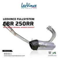 Knalpot Leovince Fullsystem CBR250RR CBR 250RR CBR 250 RR With Header Drake Original Lv One Mini