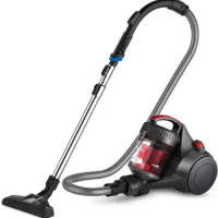 Eureka Bagless Canister Vacuum Cleaner, Lightweight Vac for Carpets and Hard Floors, Red USA.NEW