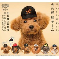 全套6款【日本進口】狗狗專屬頭巾 第二彈 P2 棒球帽篇 狗狗 扭蛋 奇譚 - 178391