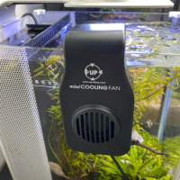 Aquarium Fish Tank Hanging Mini Fan Reduce Temperature Water Cooling Chiller Cooling Fan 110V USB Charging Aquarium Accessories