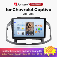 Junsun V1 AI Voice Wireless CarPlay Android Auto Radio For Chevrolet Captiva 2011-2016 4G Car Multimedia GPS 2din autoradio