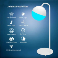 Led night light table lamp Smart wifi Alexa Google home Tmall voice control night ligh
