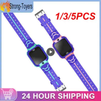 1/3/5PCS Colorful Children's Smart Watch Silicone Belt Replacement Strap Suitable For Z5/S16/S15/Q12/Q12B Kids Smart Watchs