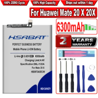 HSABAT 6300mAh HB3973A5ECW Battery for Huawei Mate 20 X 20X Mate20X 4G EVR-AL00 / Honor 8X Max / Honor Note 10 RVL-AL09 RVL-AL10