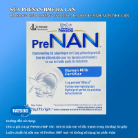 Sữa PreNAN HMF Nan HMF bổ sung vào sữa mẹ cho bé sinh non và nhẹ cân, 1 g x 72 gói