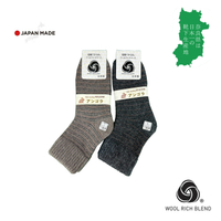 日本製 奈良靴下組合 安哥拉兔毛 女襪 冬季保暖襪(2色)