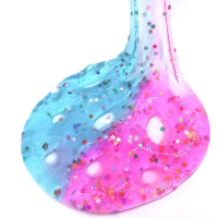 Non-Toxic Clear Slime Beautiful Color Mixing Cloud Slime Kids Relief Stress Toys for Kids Birthday Party Children's Day Gift