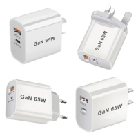 PD/QC3.0 65W Wall Charger SmartPhone Tablet FAST Charging Block For iPhone 14 HUAWEI Samsung XiaomI Power Adapter TYPE-C USB