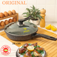 BIMA COOKINDO fry pan granite anti lengket | wajan serbaguna 28 cm |  Kitchenware high quality | tem