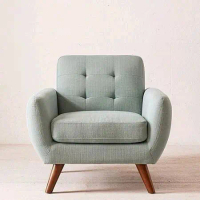 Sofa Single Sofa Retro Sofa Santai Minimalis