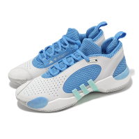 【adidas 愛迪達】籃球鞋 D.O.N. Issue 5 男鞋 白 藍 緩衝 抓地 Mitchell 運動鞋 愛迪達(IE7798)