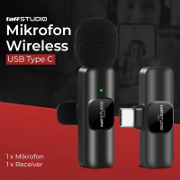 TaffSTUDIO Mikrofon Wireless Portable Microphone USB Type C - ODR08