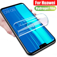 Hydrogel Film For Huawei Y9 Y7 Y6 Y5 Prime 2018 2019 Screen Protector For Huawei Y7 Y6 Pro 2019 Y9A Y7P Y8S Y6S Y5P Film