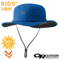 【美國 Outdoor Research】兒童款 Helios Sun Hat UPF50+ 抗紫外線透氣防曬大盤帽子/279929 分級藍