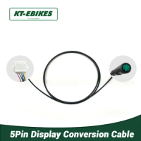 E Bicycle KT Controller 5Pin Display Waterproof Conversion Cable for Electric Bike Conversion Kit