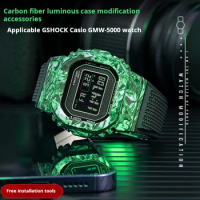 noctilucent b5000 Case Accessories For Casio G-shock Gwm-b5000 Watch Bezel Small Block Modified Glow