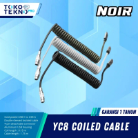 Noir Coiled Cable Aviator TypeC / Type-C YC8 Aviator Cable