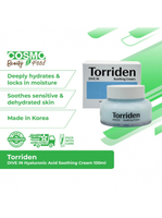 Torriden DIVE IN Hyaluronic Acid Soothing Cream ครีม 100ml