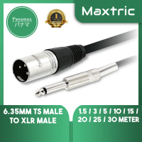 Panamax 1.5/ 3/ 5/ 10 Meter Premium Microphone Cable (6.35MM MONO MALE - XLR MALE) = TC-1161