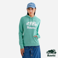 Roots女裝- ORIGINAL 連帽上衣-綠色