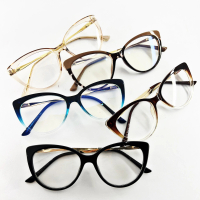 Kacamata Photocromic Minus Bluecromic AB5018 CatEye Frame Plastik Eyewear Glasses