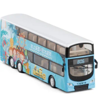 High simulation Hong Kong Tourist Bus,1:76 alloy Double decker bus,collection models,diecast metal toy vehicles,free shipping