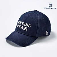 【Munsingwear】企鵝牌 男款深藍色企鵝刺繡高爾夫LOGO帽 MGSJ0C04