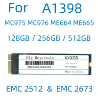 128GB 256GB 512GB Solid State Disk For A1398 2012 2013 Early MC975 MC976 ME664 ME665 128G 256G 512G SSD
