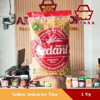 Sedani Makaroni Pipa 1 Kg, Sedani Makaroni Spiral 1 Kg, atau Sedani Spaghetti 1 Kg Makaroni Pipa 1 K