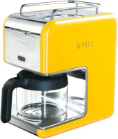 DeLonghi kMix Boutique Drip Coffee Maker 6 Cups Yellow CMB6-YG Brand New
