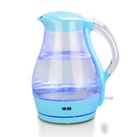 Kettle electric heating automatic power-off household glass blue light electric kettle boiling kettle tea making electric kettle