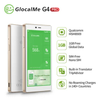 GlocalMe G4 Pro[2020 New Version]Mobile Wifi Hotspot with 1GB Global Data/No SIM Card Roaming Charges International Pocket WiFi