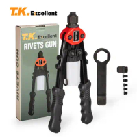 Rivet Gun Tool Heavy Duty Riveter Tool Pop Rivets Equipping Hand Blind Riveter Manual Riveting Tool