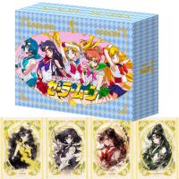 Sailor Moon Collection Cards Goddess Story 30th Anniversary Eternal Crystal Series Classic Character Flash Cards Kid Toys Gifts
