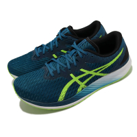 Asics 慢跑鞋 Hyper Speed 2E 男鞋 寬楦 藍 綠 競速 訓練 路跑 馬拉松 亞瑟士 1011B394402