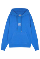 Marithe + Francois Girbaud New Classic Logo Hoodie Blue