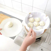 5Pcs Non-Stick Pure Cotton Steamer Cloth Reusable Gauze Pad Convenient Simple Cookware Dumpling Pastry Cook Supplies
