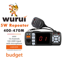 Wurui M328 5W repeater mini relay station walkie talkie radios Two-way radio ham UHF professional portable long range Amateur