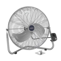 Floor Fans for Home High Velocity Floor Fan with QuickMount In Silver