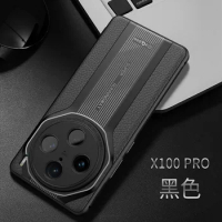 Case For VIVO X100 Pro Fashion Thin Soft Lens Protection Anti-Slip Side Cover For VIVO X100 Pro Shockproof Bumper