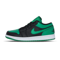 【NIKE 耐吉】Jordan 1 Low Lucky Green 男鞋 黑綠色 喬丹 穿搭 低筒 休閒鞋 553558-065