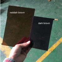 5mm thickness dark brown acrylic sheets tawny perspex sheet tawney PMMA reddish brown Translucent semitransparent