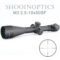 Shooin Optics 3.5-10x50 SF Riflescope Spotting Scope 30mm Tube 1/4 MOA Tactical Scope For Hunting Illumination Airgun Airsoft