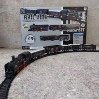 Mainan Kereta Api Rail King 19 Pcs